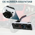 thumbnail image 3 of Panel de Control de Clima de Calefacción A/C Unique Bargains para Jeep Wrangler TJ 13 Pines Duradero No.55037473AB 1 Juego, 3 of 7