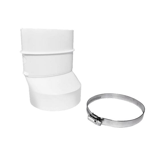 Dundas Jafine Round to Oval Plastic Dryer Duct Connector R2OZW