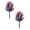 Blue*2, variant on VetlifeHome 4th of July 250th Anniversary Red White & Blue Patriotic Violet Garden Stake Independence Day Outdoor Lawn Ground Insert with Optional US Flags Multi Pack Options