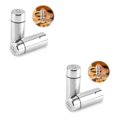 thumbnail image 3 of Wweixi Durable And Reusable Stainless Steel Salt And Pepper Shakers Silver Easy 2Set, 3 of 6