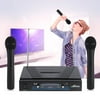 RADIGS Wireless Dual HandHeld Microphone Mic System For Outdoor Wedding Conference Karaoke Evening Party RWM1201VH VHF