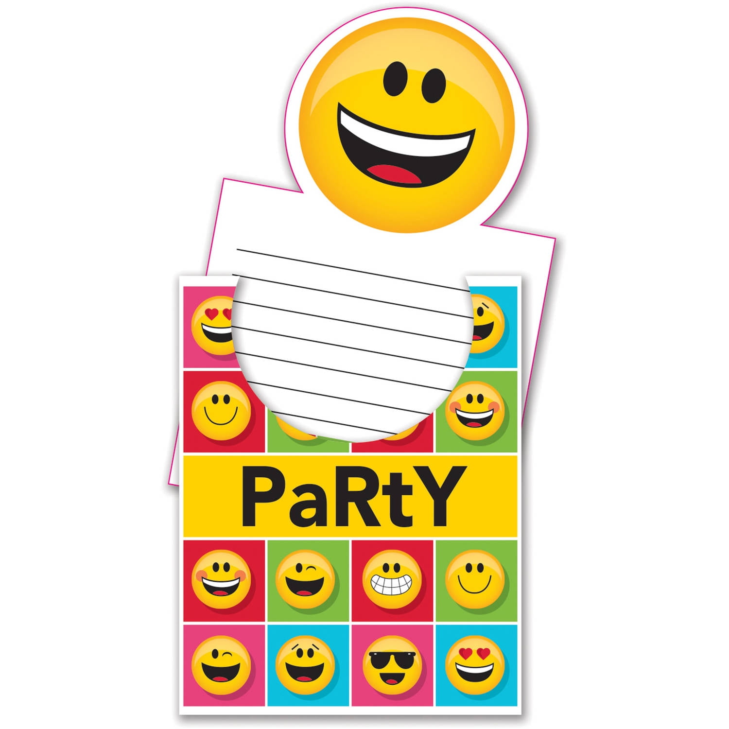 Show Your Emojions Invitations, 8-Pack