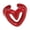 Red, variant on Vintage Geometric Hollow Heart Rings Unisex Couple Accessory