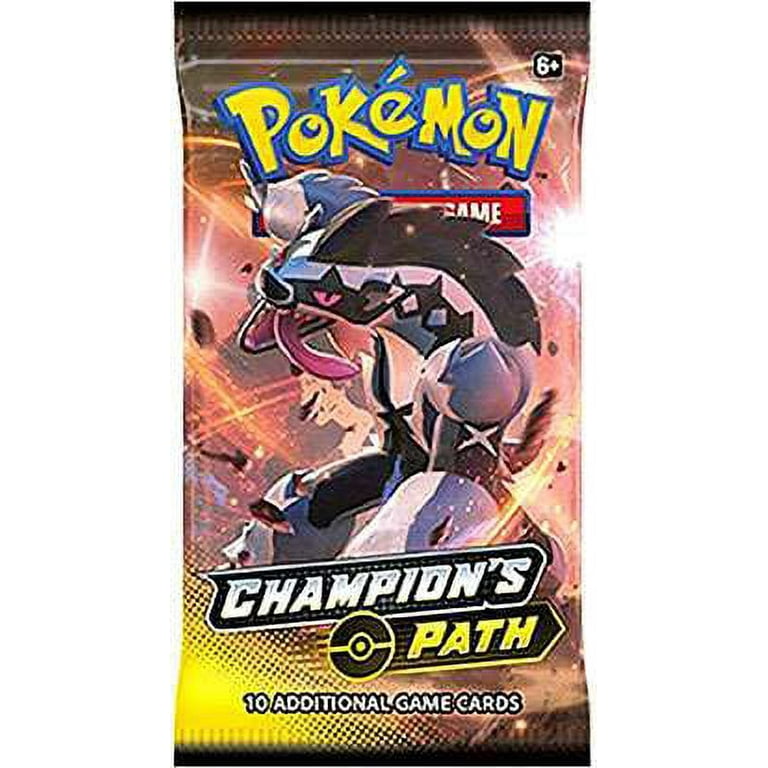 Pokmon Champion's Path Booster Pack, Trading Card Game, Galar Gym VMAX  Edition - Walmart.com