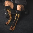 thumbnail image 4 of 3 Pairs Medical Sport Compression Socks - 15-20mmhg Graduated Knee-High Support for Men & Women, Ideal for Soccer, Running, and Nurses, 4 of 7