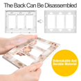 thumbnail image 4 of Yayeee Rocker Switch Wall Plate 1-Gang 4.6"x2.9" Home Decorative Outlet Cover, Cartoon Goose Pattern, 4 of 6