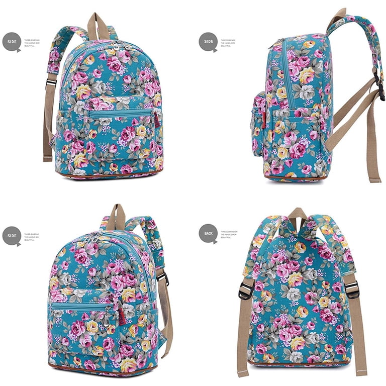Bravo Floral Small (12 Inch) School Backpack, Beautiful All  display picture 3