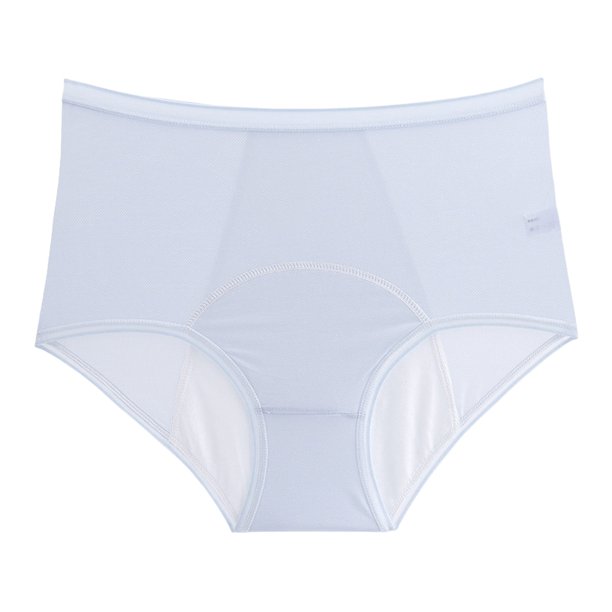 Gibobby Braguitas Slim Fit Ropa interior fisiológica fina cómoda y sexy para mujer Ropa interior higiénica transpirable a(Azul, L)