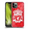 thumbnail image 1 of Head Case Designs Officially Licensed Liverpool Football Club Crest 1 Red Geometric 2 Soft Gel Case Compatible with Apple iPhone 11 Pro, 1 of 7