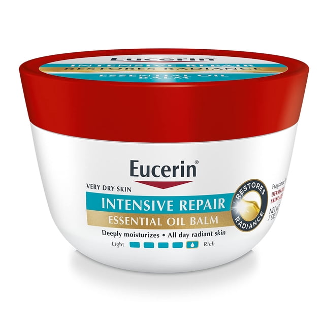 Bálsamo corporal Eucerin, aceite esencial de reparación intensiva, 200 ml