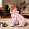 thumbnail image 5 of Pet's Clothes Christmas Full Hoodie With Booties All Weather Jumpsuit For Small Medium Large Breed Puppies Windproof Warm Soft Comfortable, 5 of 8