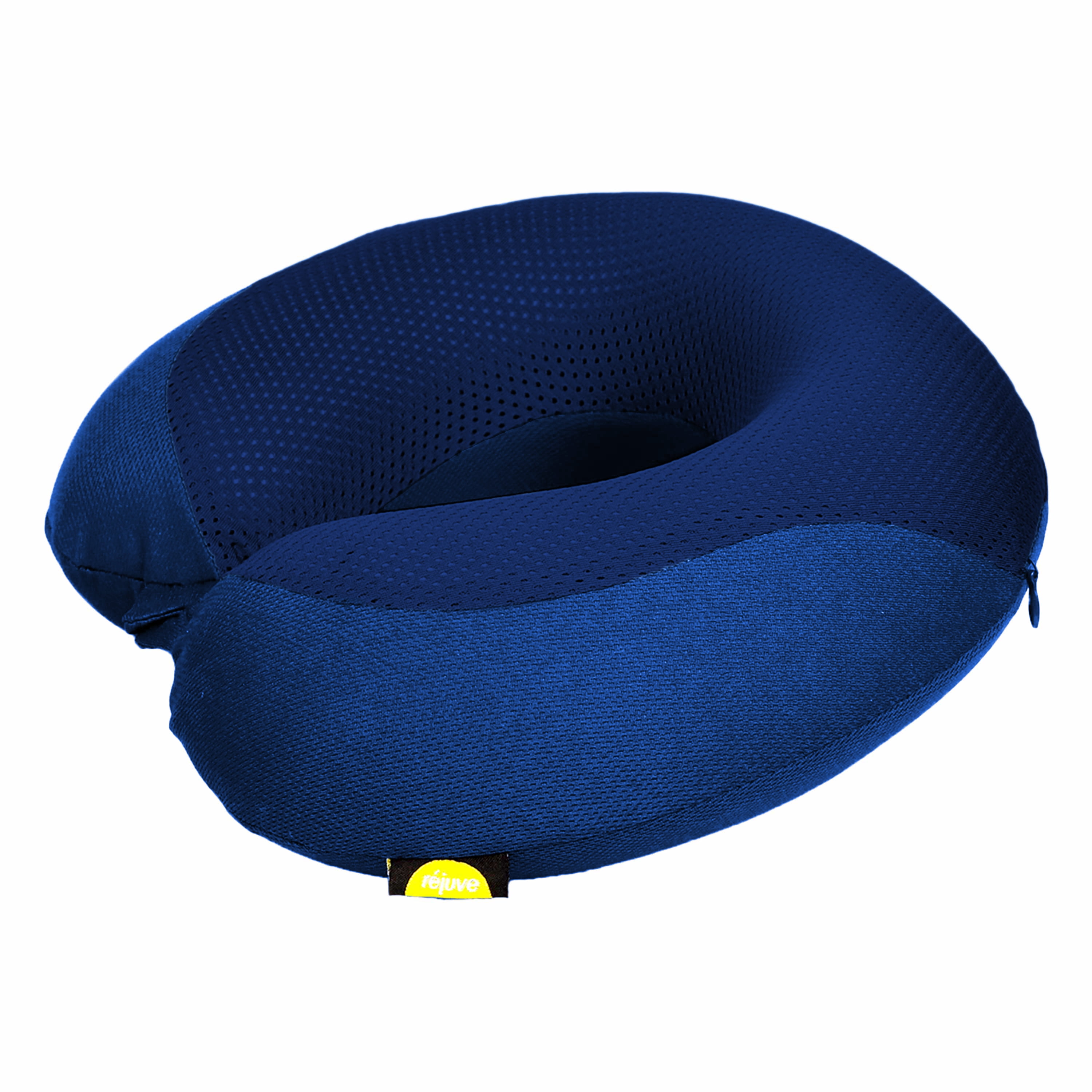 Sutton Home Fashions Fashions Rejuve Health Wellness Memory Foam Travel Neck Pillow Charcoal Blue