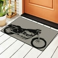 thumbnail image 3 of XMXT Non-Slip Area Rug, Black Motorcycle Print Polyester Rugs for Living Room, 72 x 48 inches, 3 of 9