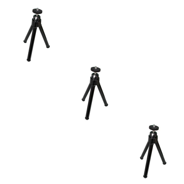 ziyahi Bluetooth Remote Control Mobile Phone Telescopic Stand Bracket Self-Timer Black 3Set