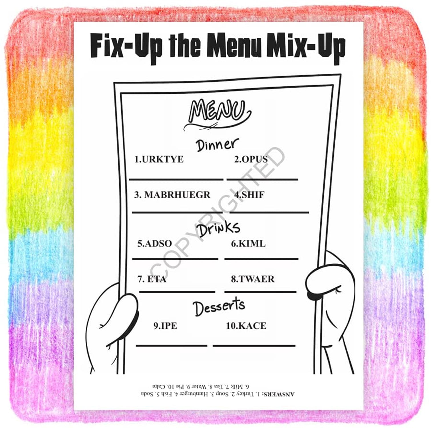 25 Pack - Eating Out is Fun Kid's Coloring & Activity Book in Bulks