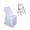 White, variant on Efavormart Navy Blue Lifetime Polyester Reusable Folding Chair Cover, Durable Chair Cover