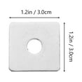 thumbnail image 5 of Monyance Square Washers for Industry 10Pcs Stainless Steel Square Washers for Screws and Bolts(1.18X1.18X0.08Inches), 5 of 10