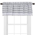 thumbnail image 1 of Panel de cortina Sweet Home Collection Buffalo Check Gray, 1 of 1
