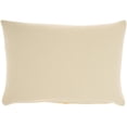 thumbnail image 2 of Mina Victory Life Styles Solid Velvet 14" x 20" Yellow Indoor Throw Pillow, 2 of 6