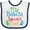 White and Navy, variant on Inktastic My Babcia Loves Me Boys or Girls Baby Bib