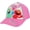 Sesame - Pink, variant on Sesame Street Baseball Cap, Toddler Hats for Boys & Girls Ages 2t-4t, Adjustable Kids Baseball Caps-White