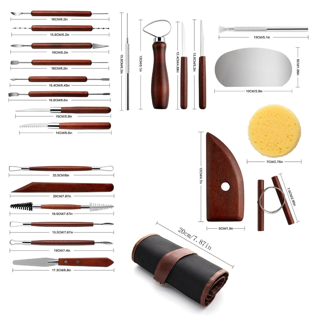 30x/Set Polymer Sculpting Tool Modelings Clay Tool Set Clay Carving Tool for Kid