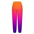 thumbnail image 6 of UAMVSH Womens Pajama Pants Gradient Comfy Soft Drawstring Jogger Lounge Pants Elastic Waist Pj Bottoms with Pockets, 6 of 6