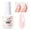 Pink, variant on Candy Lover Nail Builder Gel, 7-in-1 Clear Builder for Nails, UV/LED Cured Rubber Base Coat Color Gel Polish Strengthener Thickening Extension Nail Shaping Rhinestone Glue in a Bottle for DIY Home