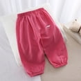 thumbnail image 4 of Huanglei Kids' And Linen Pants With Elastic Waist Long Pants Skin Friendly For Active Boys & Girls Joggers Sweatpants Kids, 4 of 4