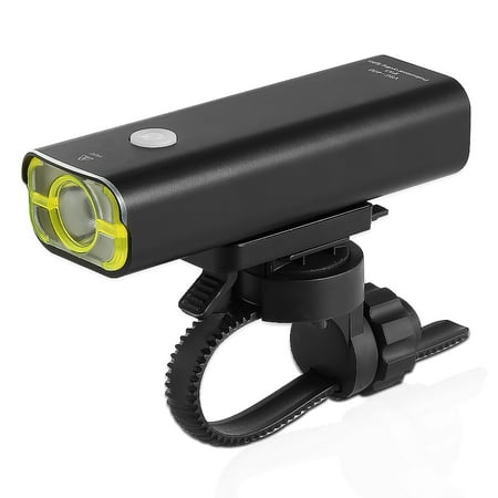 LED Front Bike USB Rechargeable Cycling Headlight Wide Beam Angle 360 Swivel Design Super Bright 400 Lumens LED Off Road Bicycle Light, Durable Easy Installation for Cycling