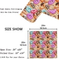 thumbnail image 4 of GZHJMY Colors Cute Donuts Cloth Napkins, Set of 4 20 x 20 Inch Soft & Comfortable Polyester Dinner Napkin for Family, Restaurant, Weddings, Parties, Holiday Dinner, 4 of 5