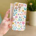 thumbnail image 6 of SKLYDDI Multicolor Pastel Floral for iPhone X Case - Illustrated Watercolor Flowers & Leaves, TPU, Flexible, Cute Aesthetic, 6 of 7