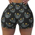 thumbnail image 2 of Susaid Faces Of The Cat Print Intensify Workout Shorts for Women Seamless Scrunch Short Gym Yoga Running Sport Active Exercise Fitness Shorts-X-Large, 2 of 8