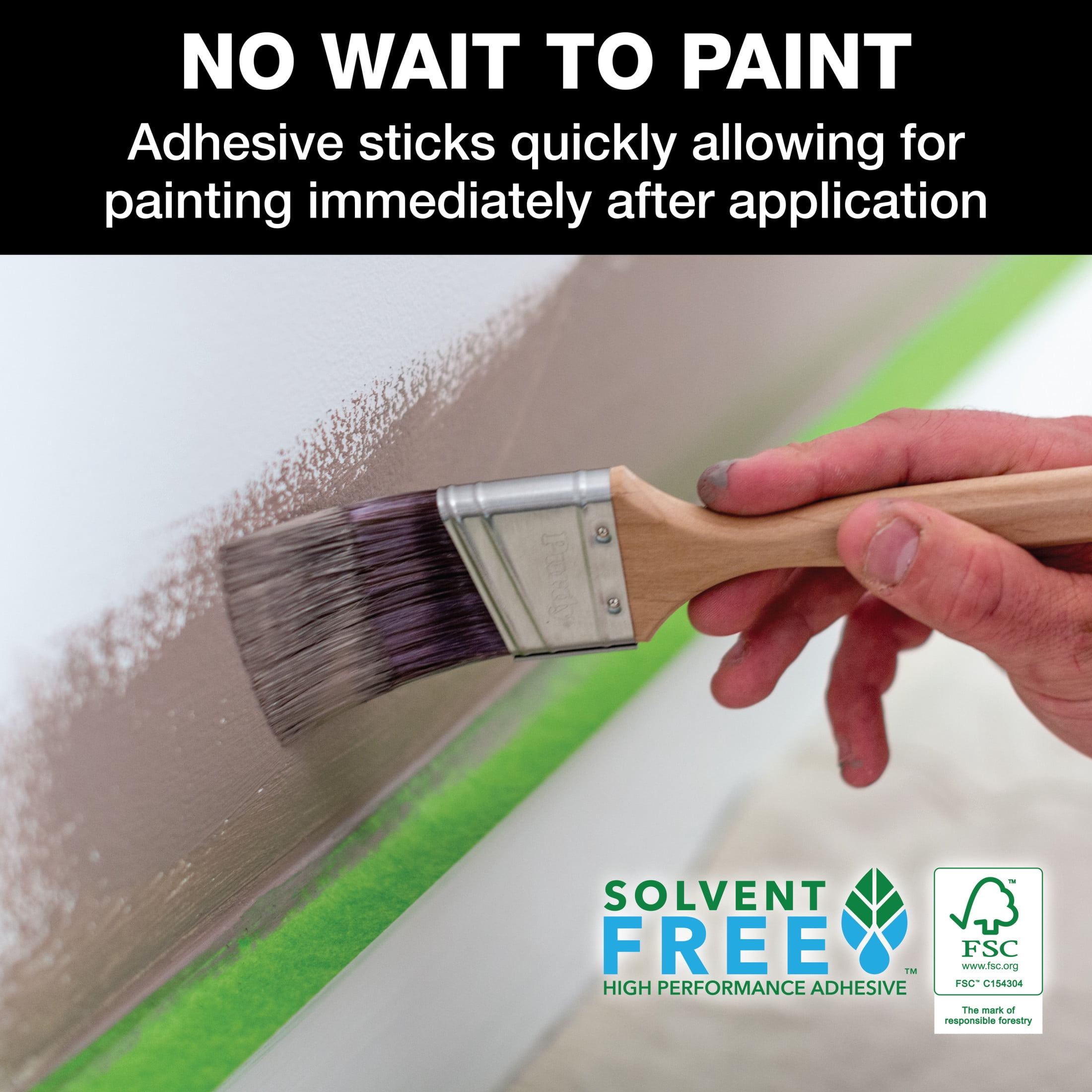 (4 pack) FrogTape 0.94 in. x 60 yd. Green Multi-Surface Painter's Tape