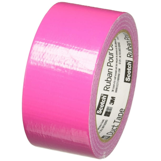 Pack-n-Tape  Scotch® Duct Tape, 1.88 in x 20 yd (48 mm x 18,2 m), Pink