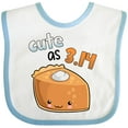 thumbnail image 3 of Inktastic Cute As 3.14 Pi Day Pumpkin Pie Pun Boys or Girls Baby Bib, 3 of 4