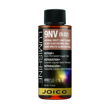 Joico Hair Color Lumishine Demi Permanent Liquid Color : Natural Violet Light Blonde 9Nv 2 Oz
