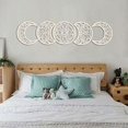thumbnail image 2 of Decoración de pared NQ Aspecto luna 5 piezas diseño natural madera nórdica, 2 of 5
