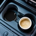 thumbnail image 5 of 2 Pack Car Coasters Black Ceramic Car Cup Holder Coaster Solid Color Absorbent Drink Coasters Protects Interior from Spills, Car Interior Accessories, 5 of 8