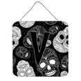 thumbnail image 4 of Carolines Treasures CJ2008-FDS66 Letter F Day of the Dead Skulls Black Wall or Door Hanging Prints 6HX6W multicolor, 4 of 7