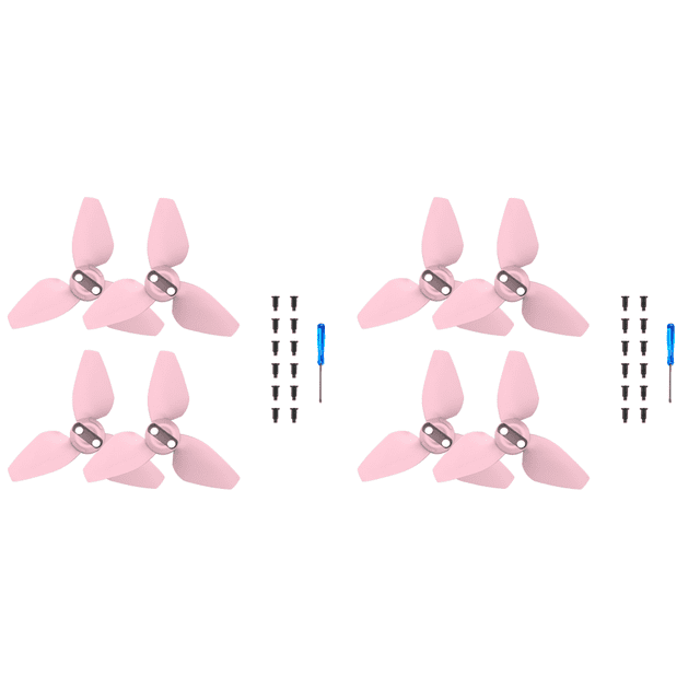 2 Pares Hélices para DJI Neo Drone Cuchillas Coloridas Liberación Rápida () Rosa