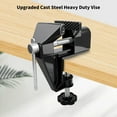 thumbnail image 4 of 1. Portable Rotating Workbench Vise Clamp, Adjustable Table Clamp Holder for Woodworking Jewelry Crafting, skid Desi, 4 of 7