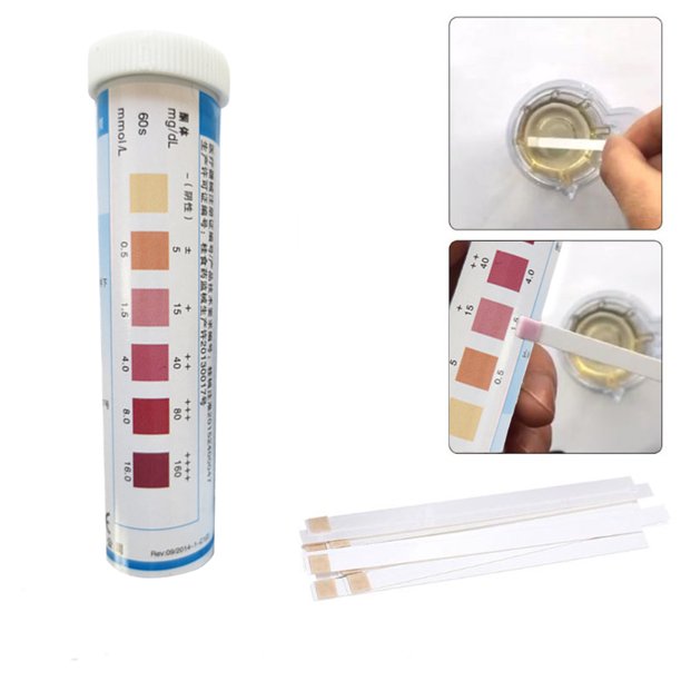 100Pcs Ketone Test Strips Home Ketosis Urinary Test Keto Strips Healthy
