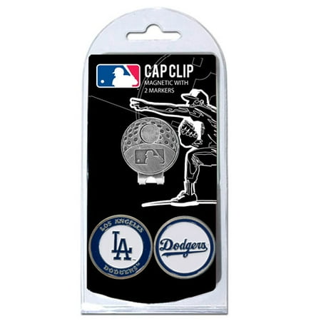 Team Golf MLB Los Angeles Dodgers Cap Clip With 2 Golf Ball Markers