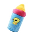 thumbnail image 4 of Botella de dentición para perros, biberón bonito, estilo de felpa suave, dibujos animados, colores brillantes, juguete para masticar para perros, cachorros, mascotas pequeñas, 4 of 8