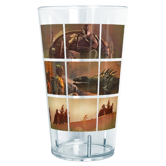 Star Wars: The Book of Boba Fett Desert Palace Panels Tritan Drinking Cup Clear 24 oz.