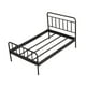 thumbnail image 3 of Cama Miniatura para Casa de Muñecas Fabricada en Hierro Agrega Elegancia a Muebles de Dormitorio Accesorios Decorativos y Utilizable Como Accesorios, 3 of 9