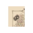 thumbnail image 5 of Historic Map - Russia European - Tallis 1851 - 23 x 28.45 - Vintage Wall Art, 5 of 5