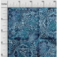 thumbnail image 2 of oneOone Georgette Viscose Navy Blue Fabric Asian Sewing Material Print Fabric By The Yard 42 Inch Wide, 2 of 4
