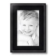 thumbnail image 2 of ArtToFrames 7" x 11" Matte Black with Beads Picture Frame, 7x11 inch Black Wood Poster Frame (WOM-4065), 2 of 8
